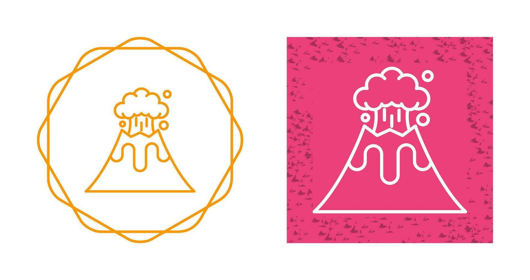 Volcano Vector Icon