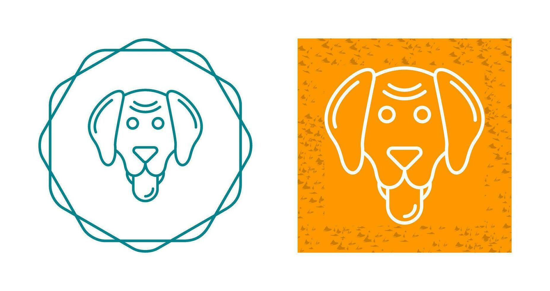 icono de vector de perro