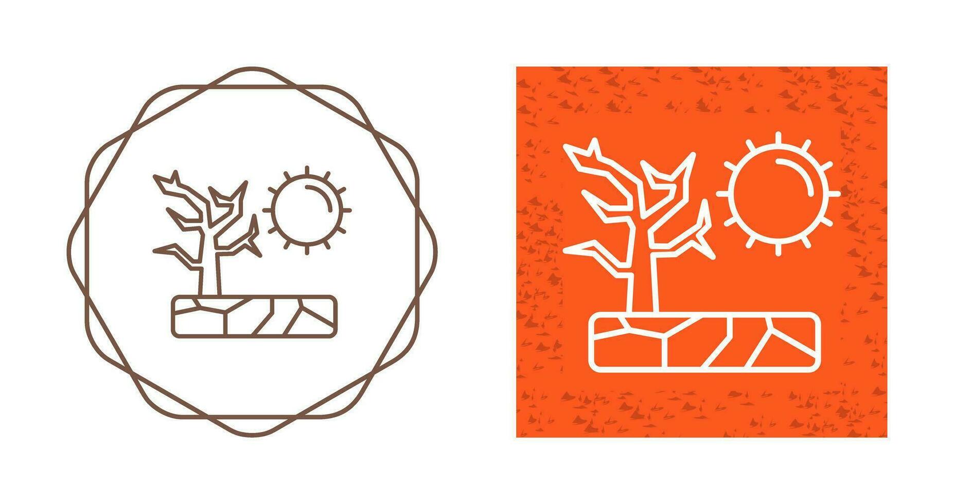 Drought Vector Icon
