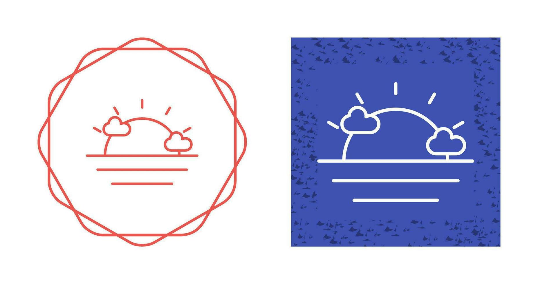 Sunset Vector Icon