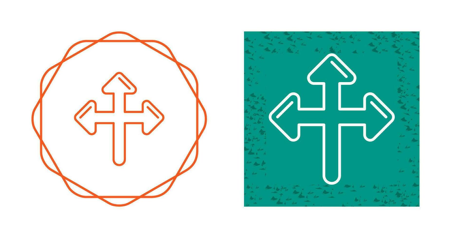 Directional Sign Vector Icon