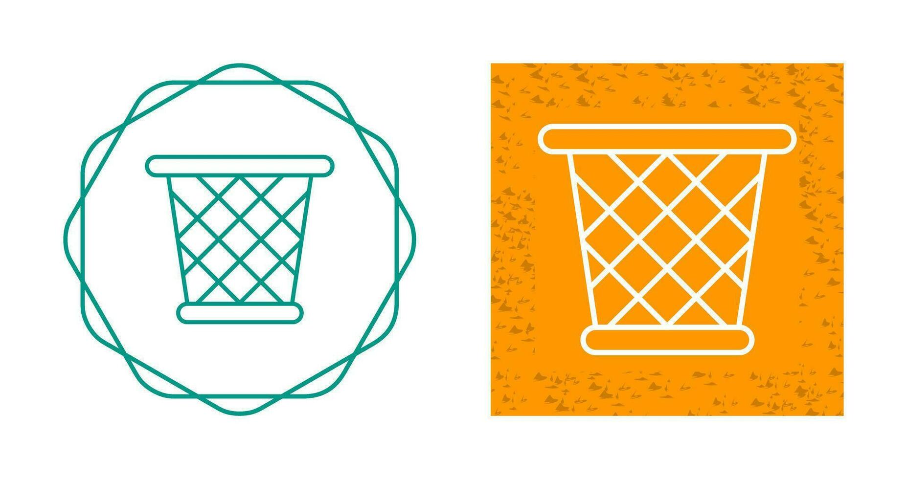 Paper Bin Vector Icon