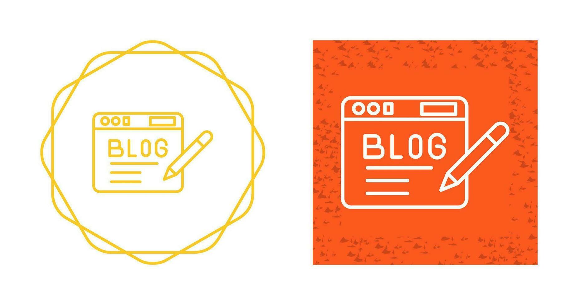 icono de vector de blog