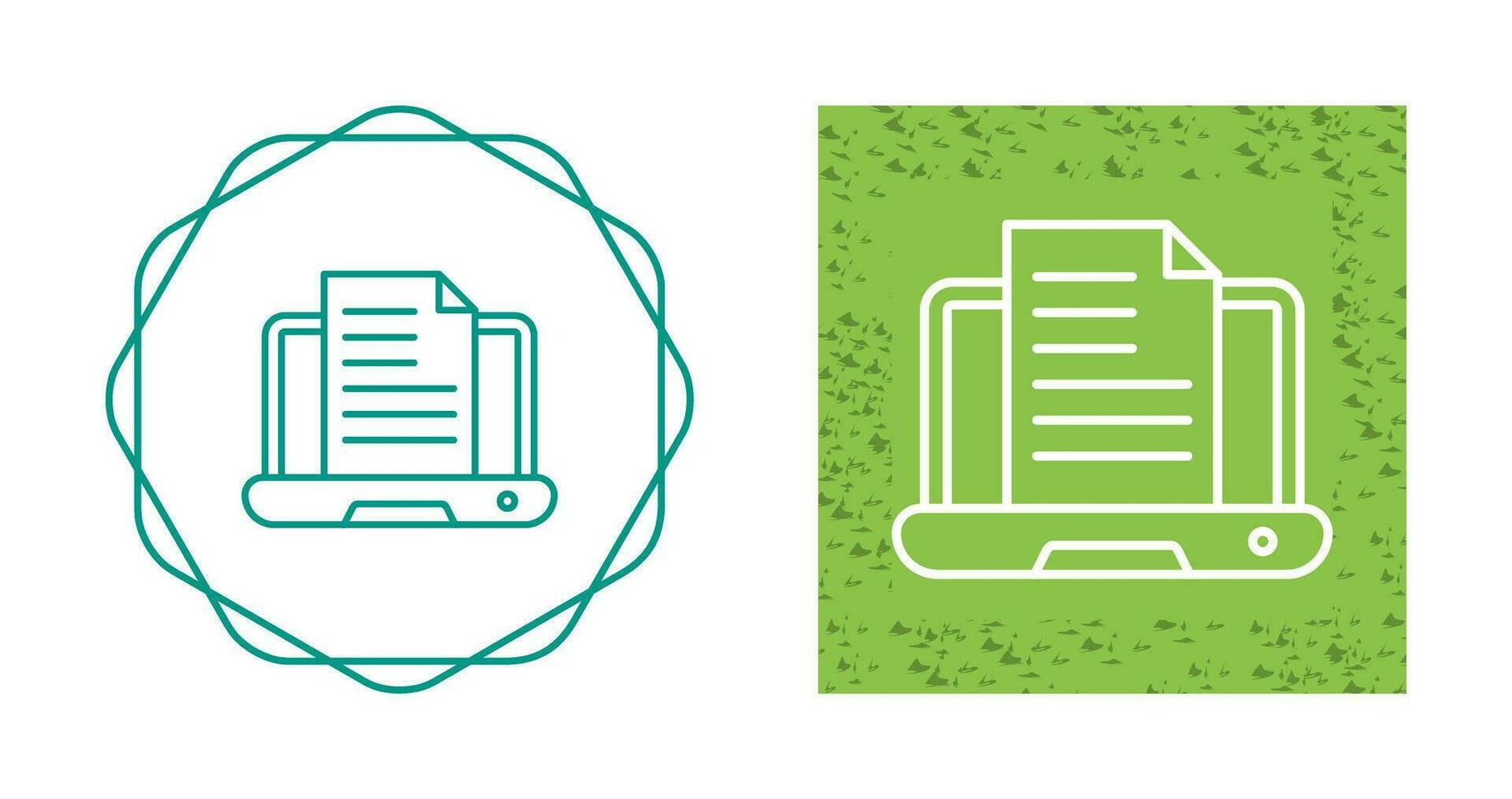 Content Writing Vector Icon