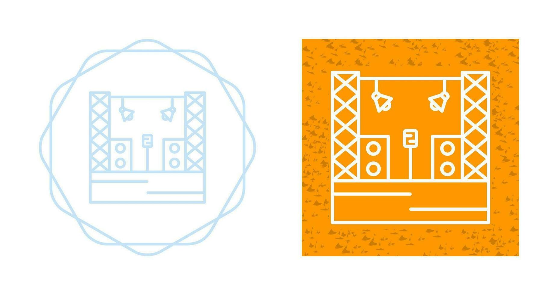 Stage Vector Icon