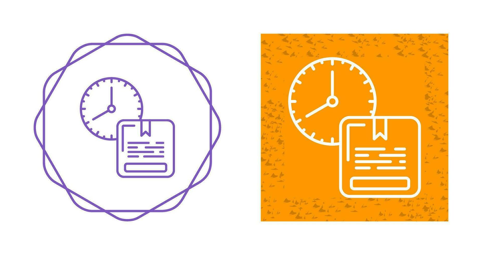 On Time Delivery Vector Icon