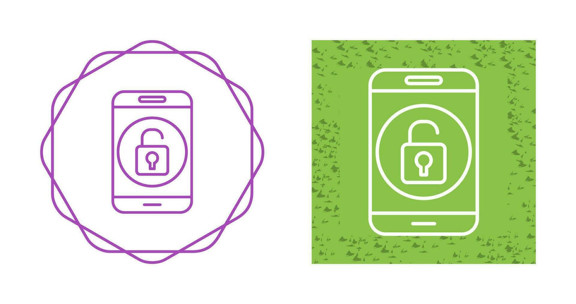 Unlock Mobile Vector Icon