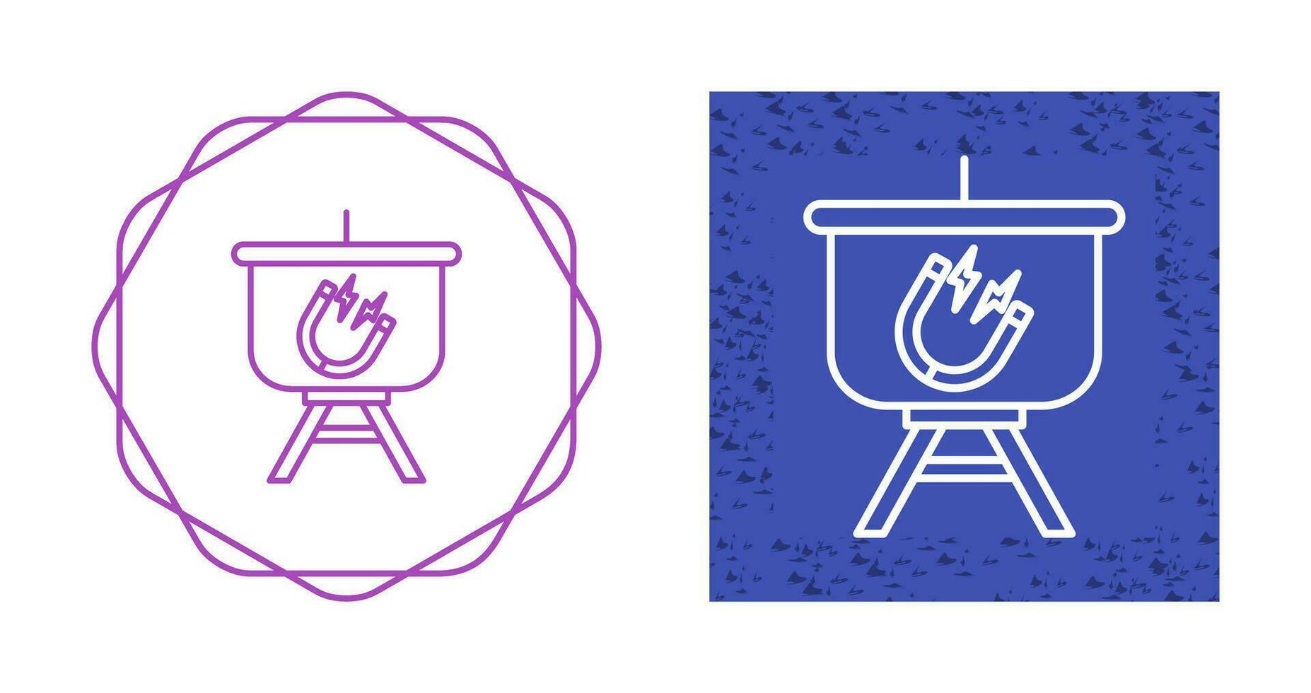 Magnet Presentation Vector Icon