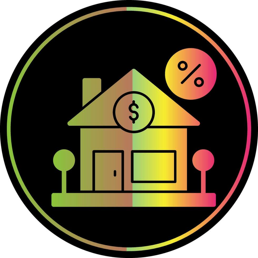 Home Loan Vector Icon Design