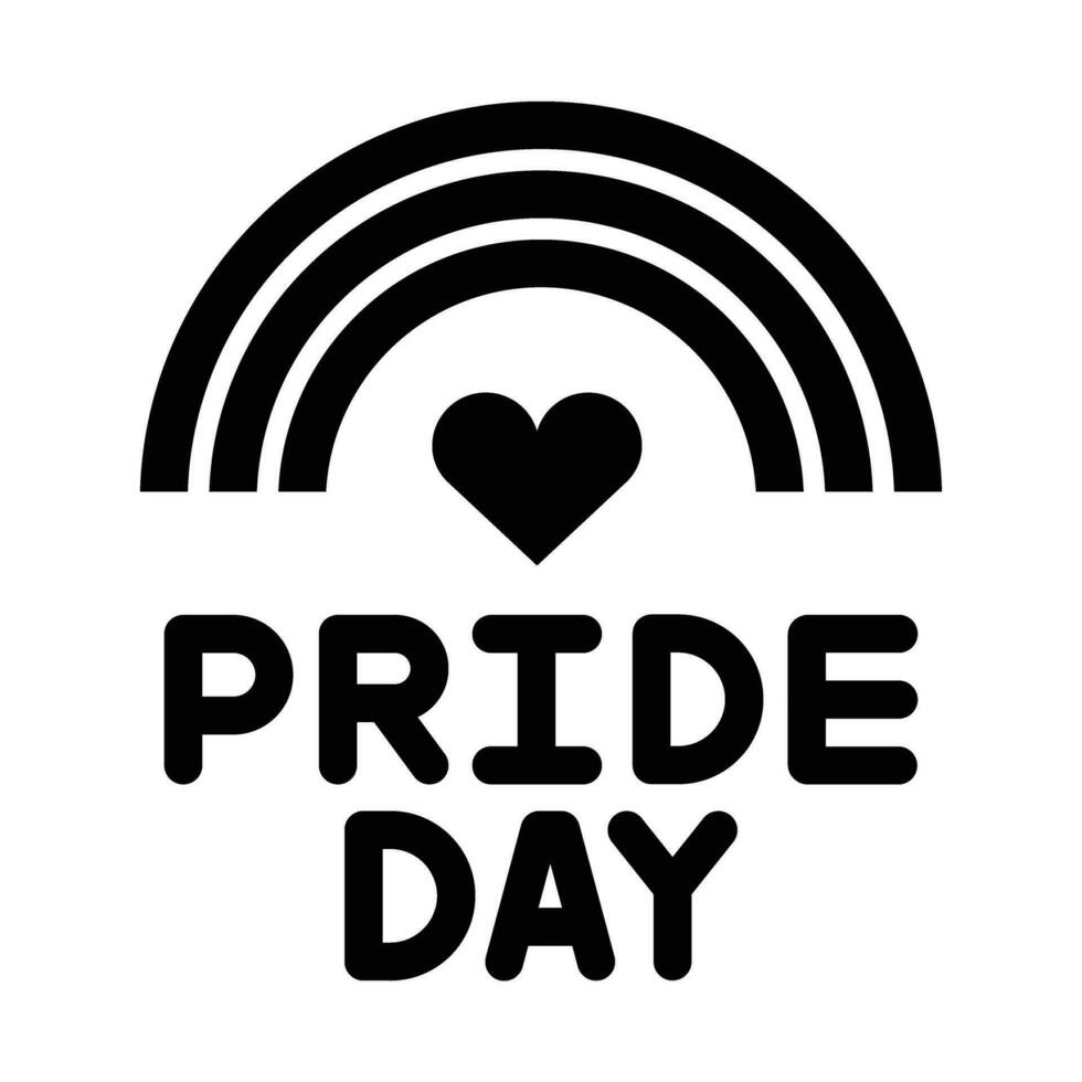 World Pride Day Vector Glyph Icon For Personal And Commercial Use.