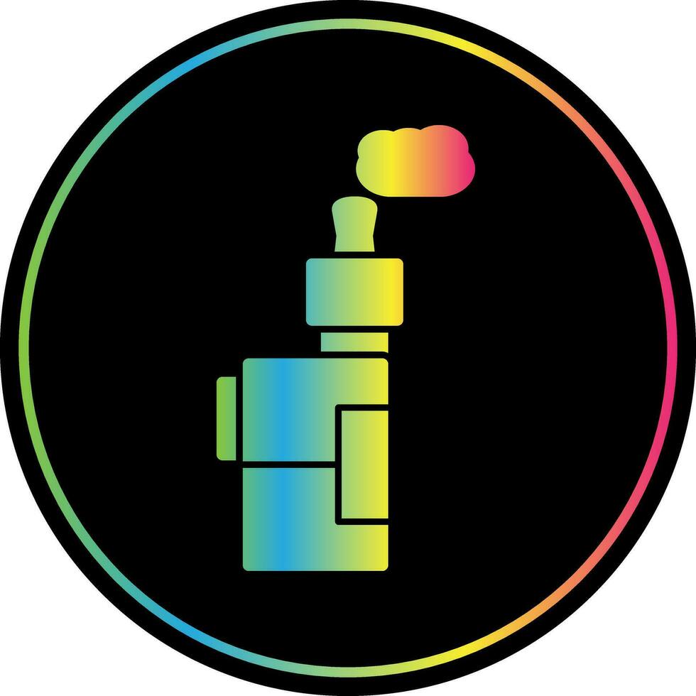 Electronic Cigarette Vector Icon Design