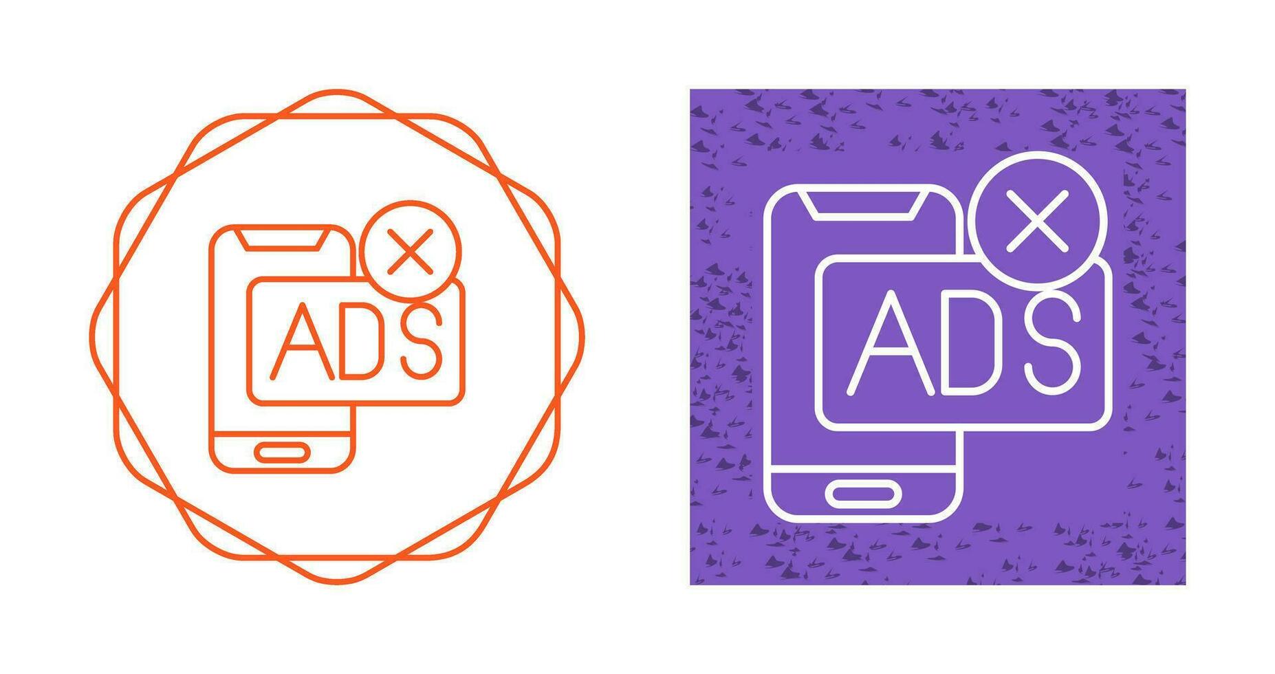 AD Block Vector Icon