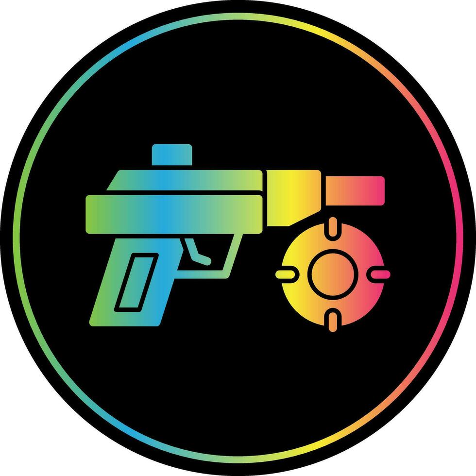 Laser Gun Vector Icon Design