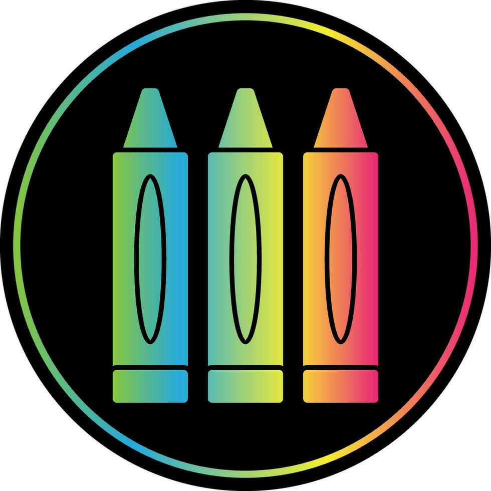 Crayons Vector Icon Design