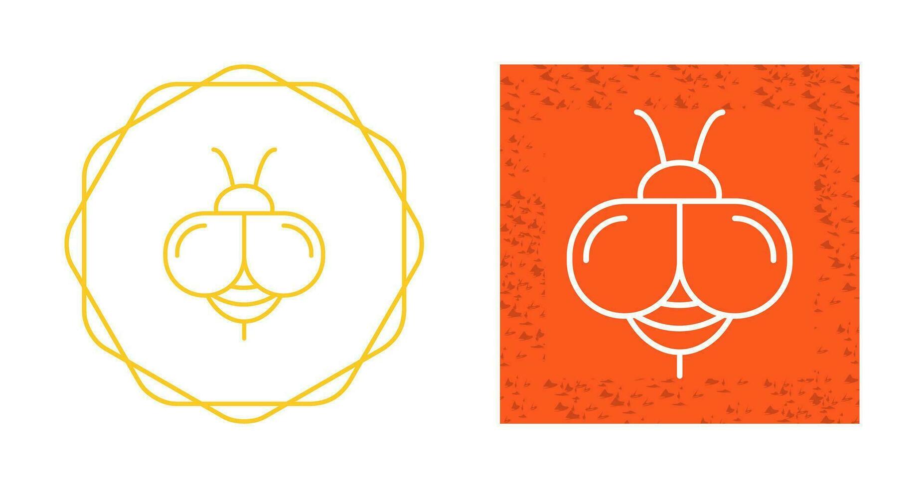 icono de vector de abeja