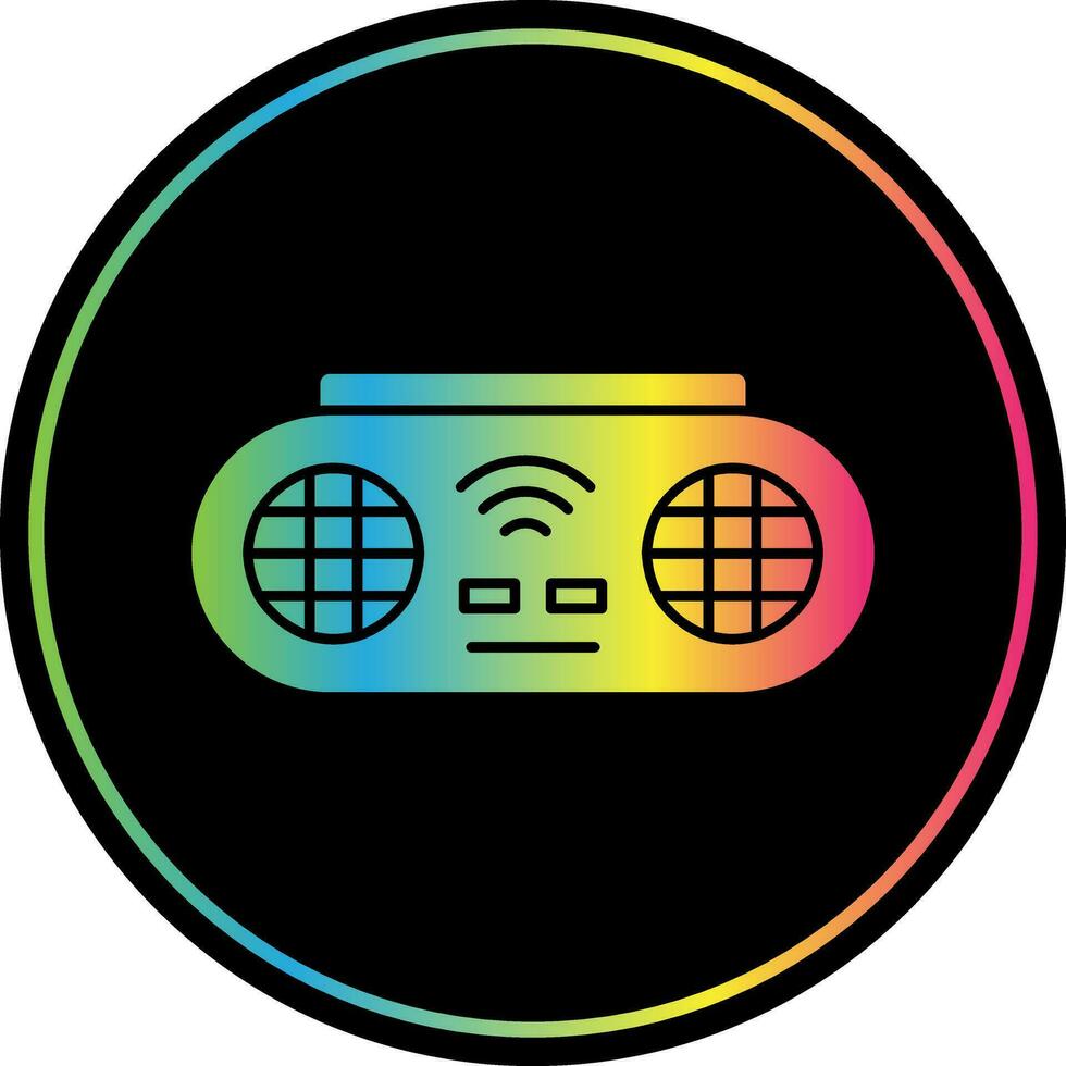 Portable Speaker Vector Icon Design