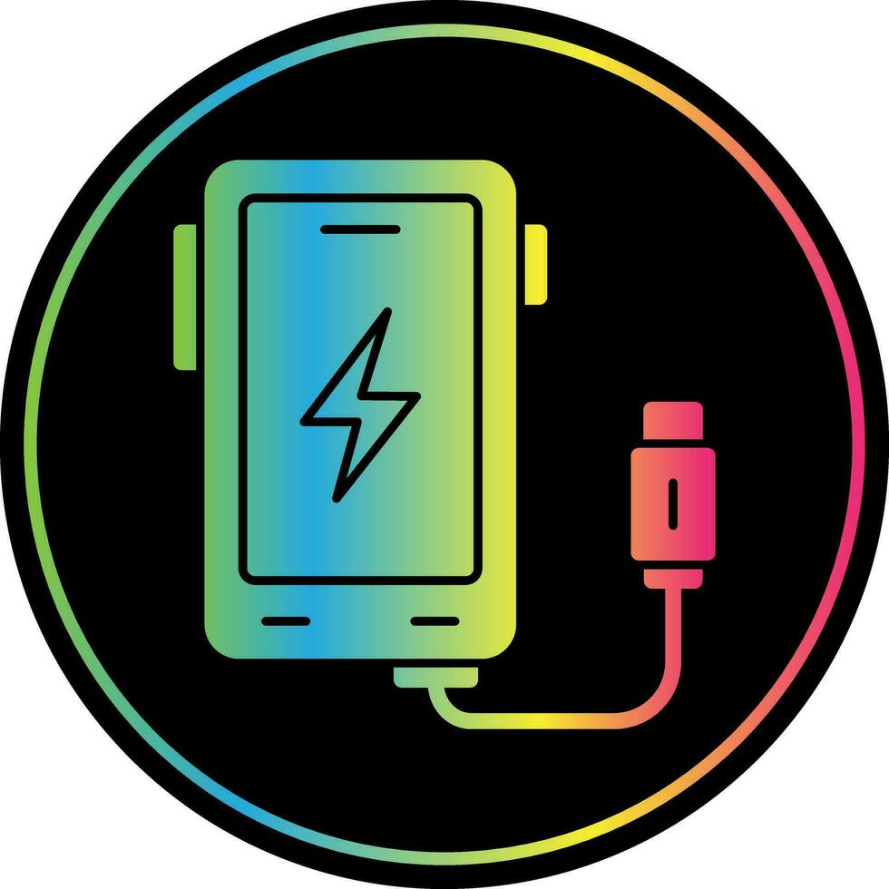 Wireless Charger Vector Icon Design