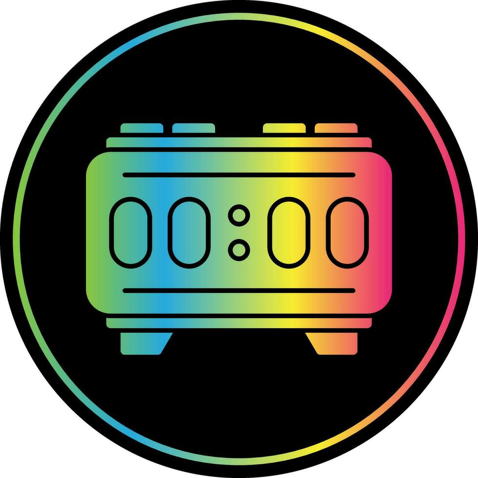 Digital Alarm Vector Icon Design