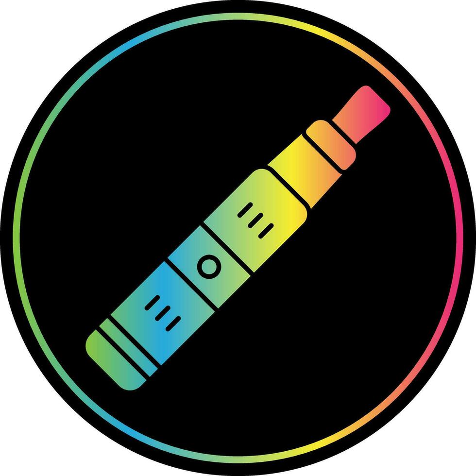 Electronic Cigarette Vector Icon Design