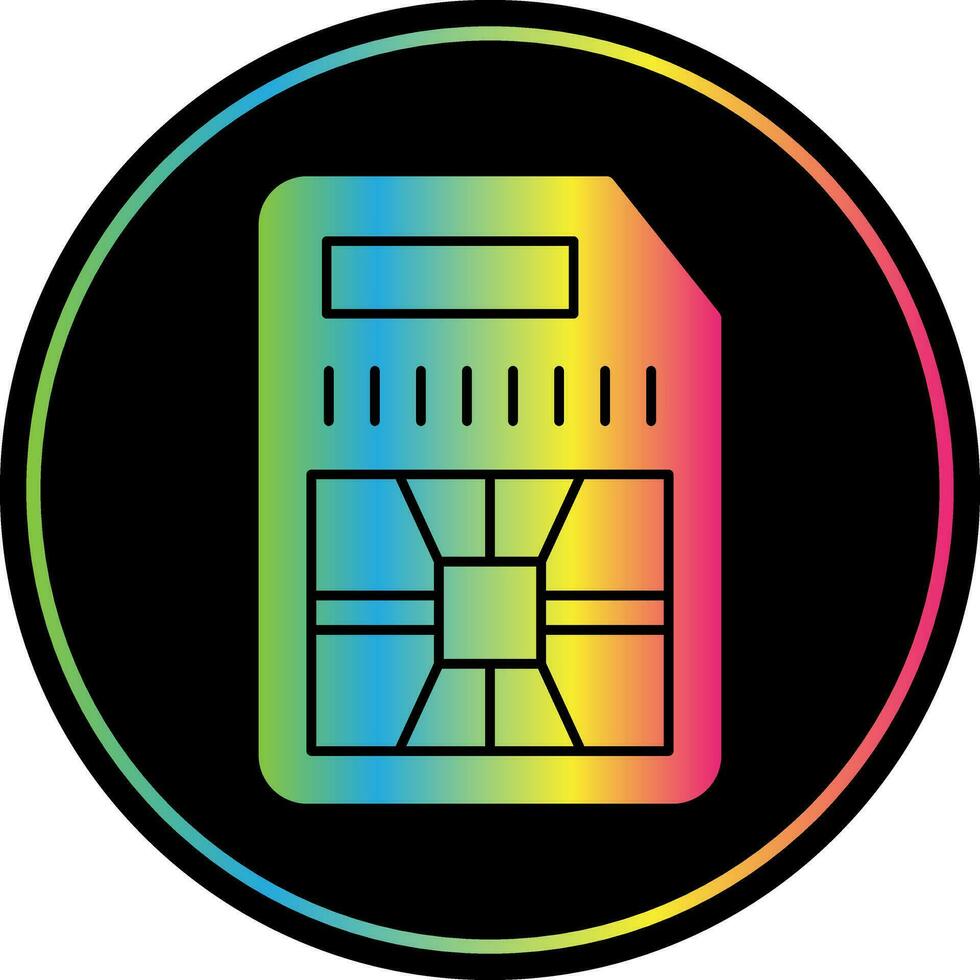 sim card Vector Icon Design