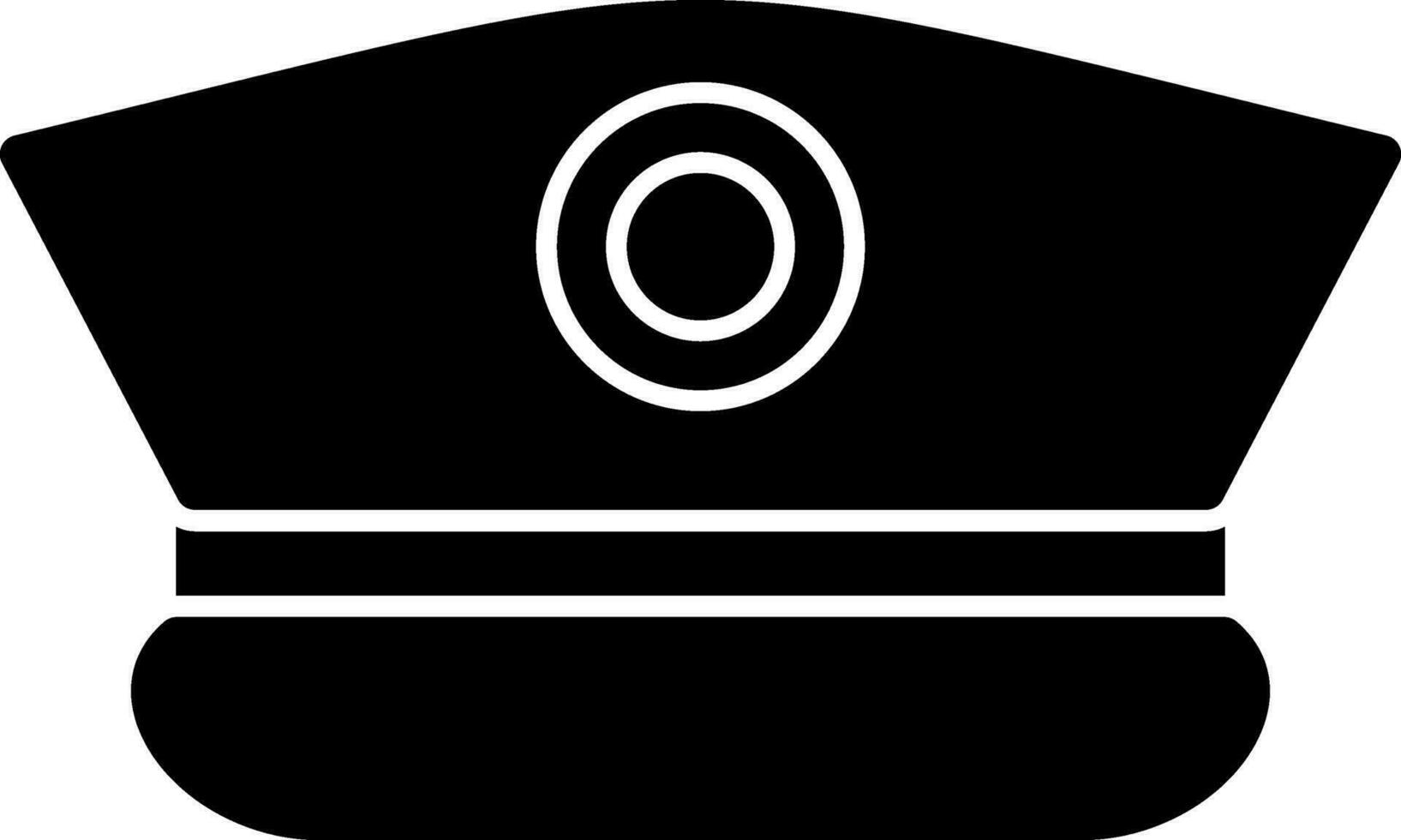 Captain Cap Vector Icon Design