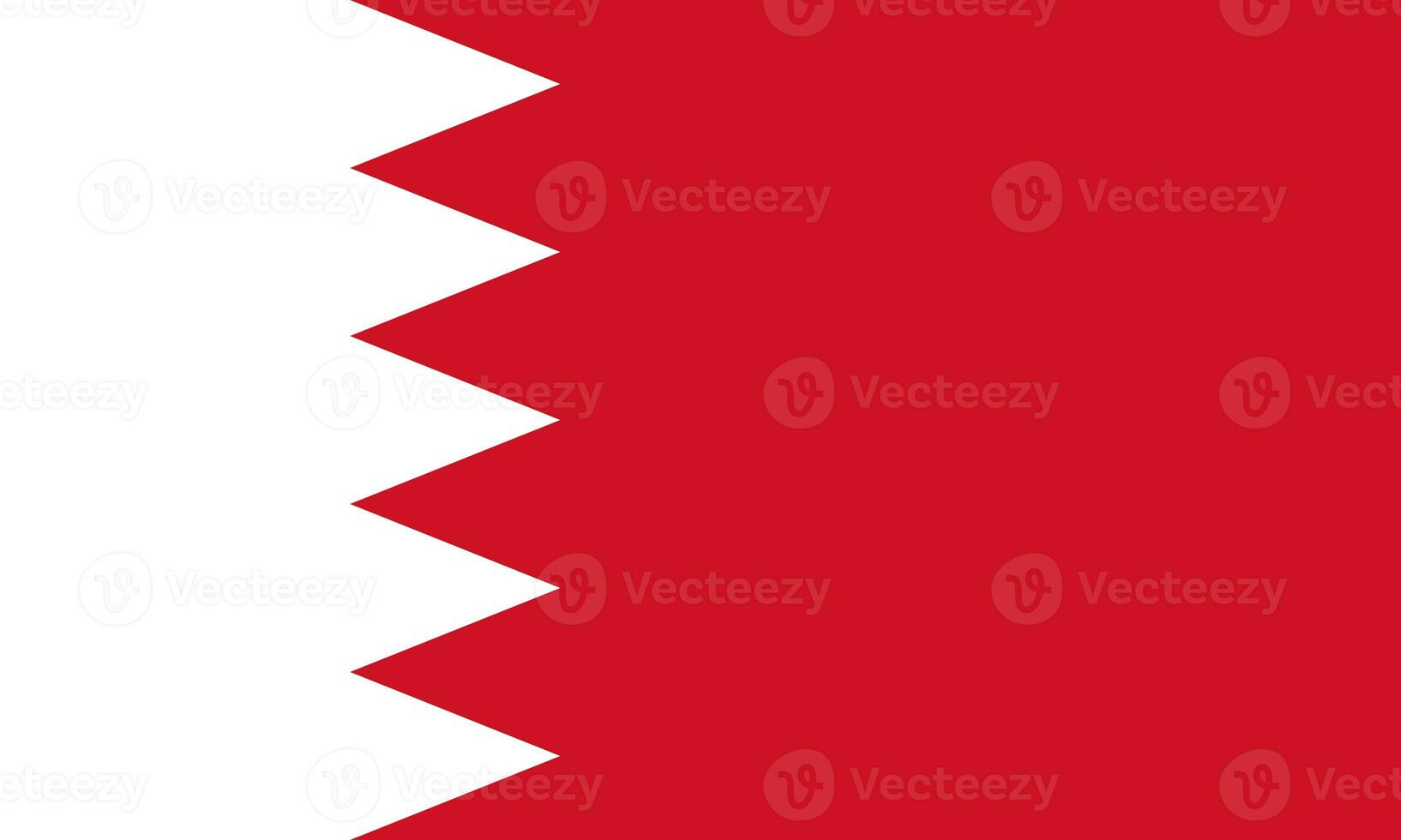 The official current flag of the Kingdom of Bahrain. State flag of