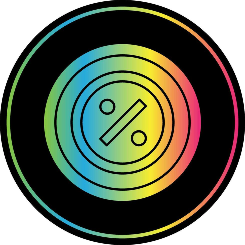 Percentage Vector Icon Design