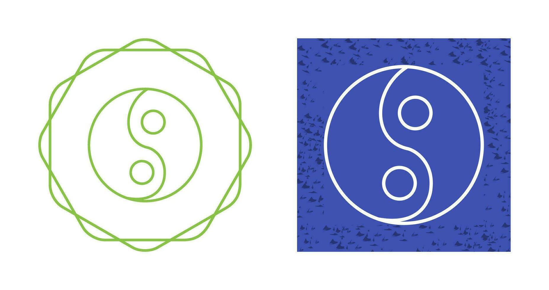 Yin Yang Vector Icon
