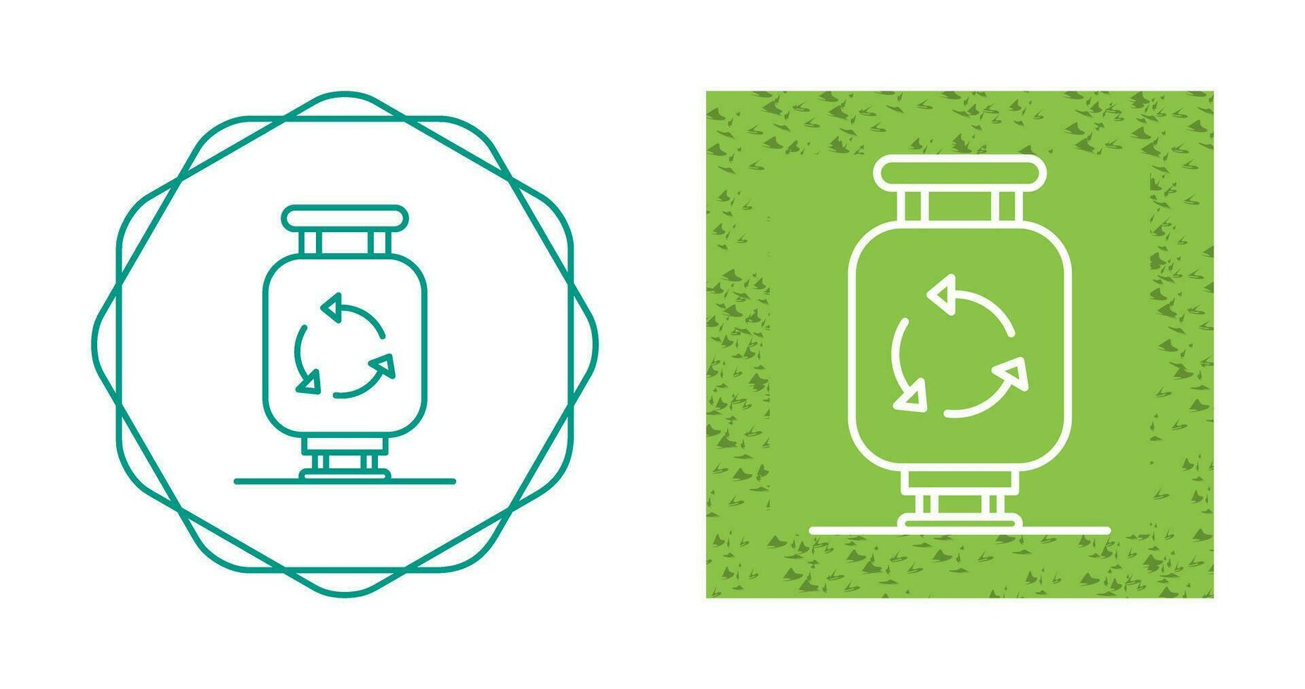 Gas Cylinder Vector Icon