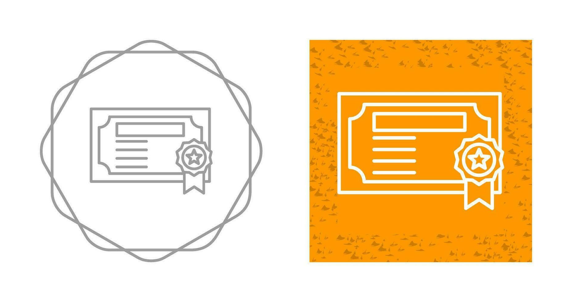 Certificate Vector Icon