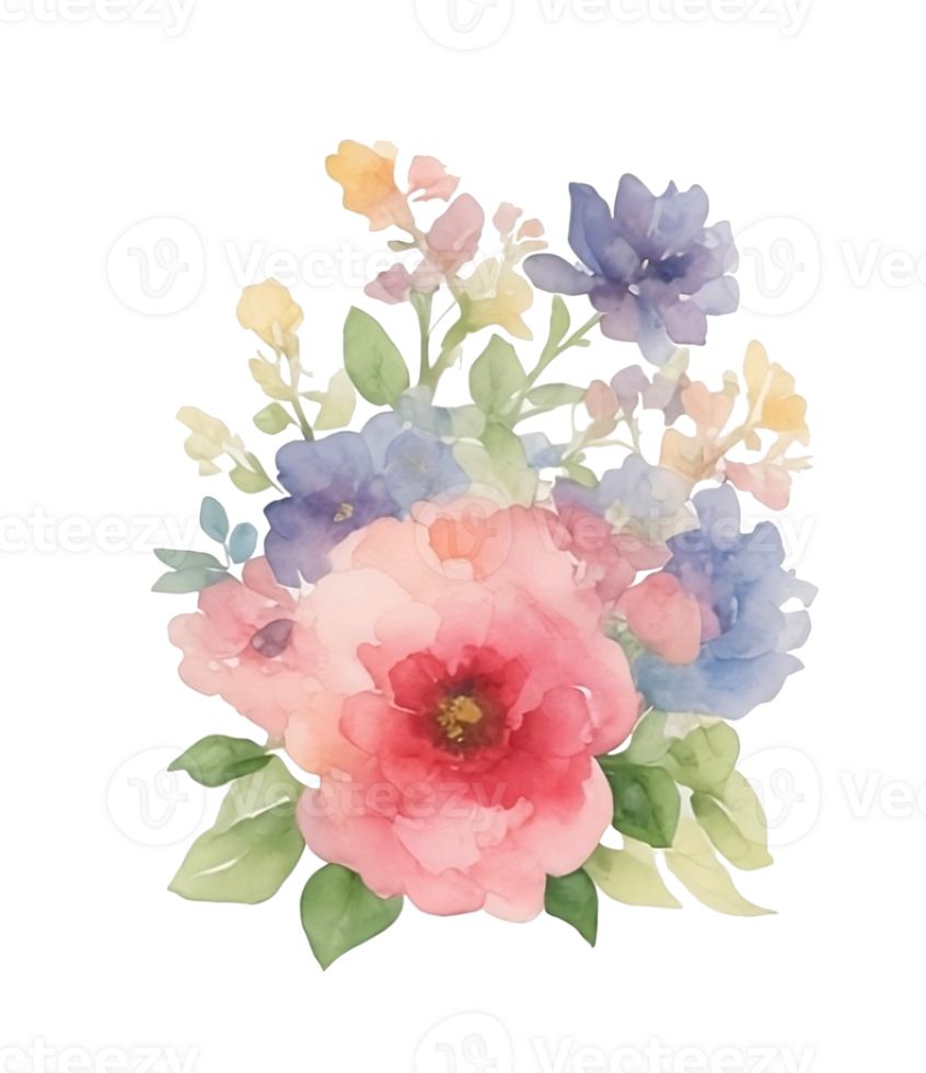 flower bouquet watercolor png