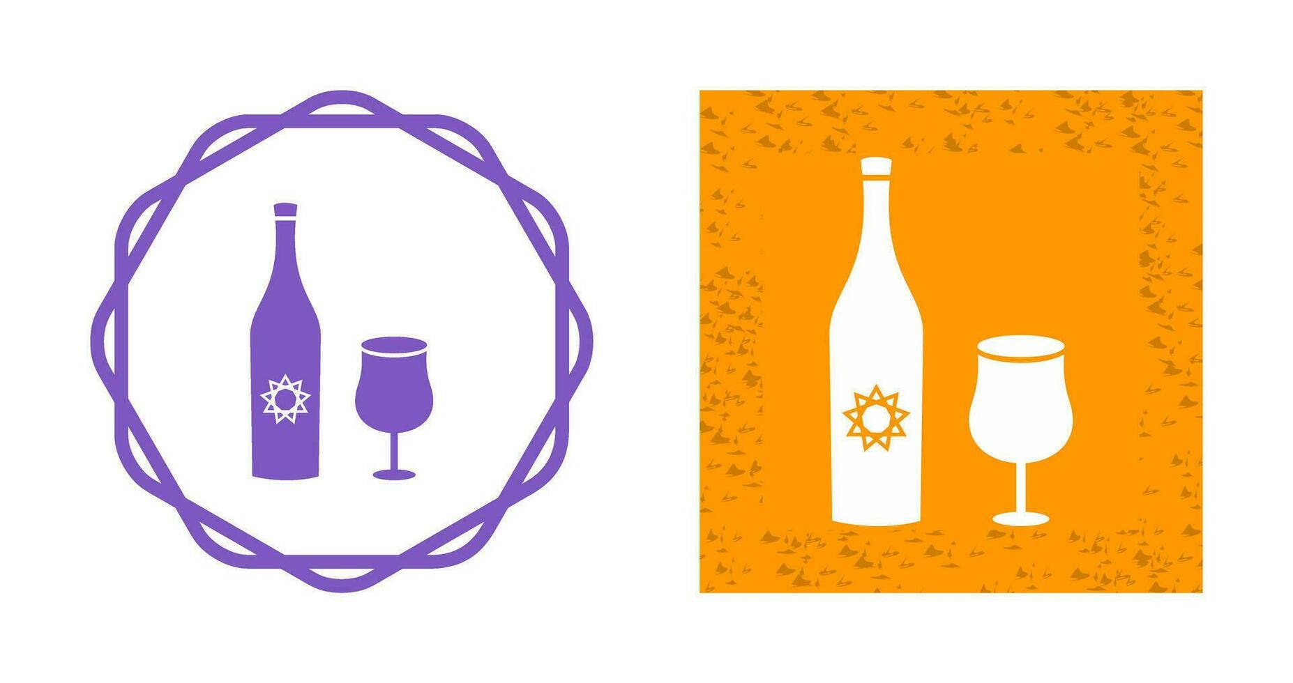 Goblet and Wine Vector Icon
