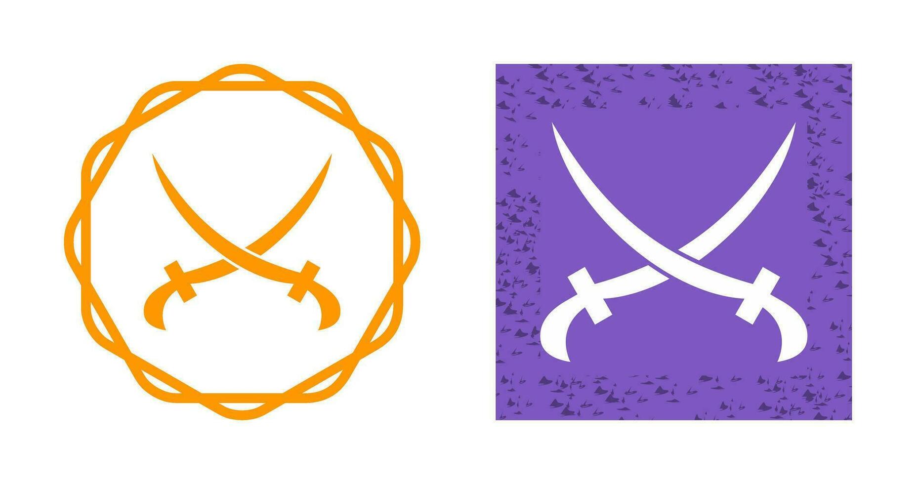 Two Swords Vector Icon