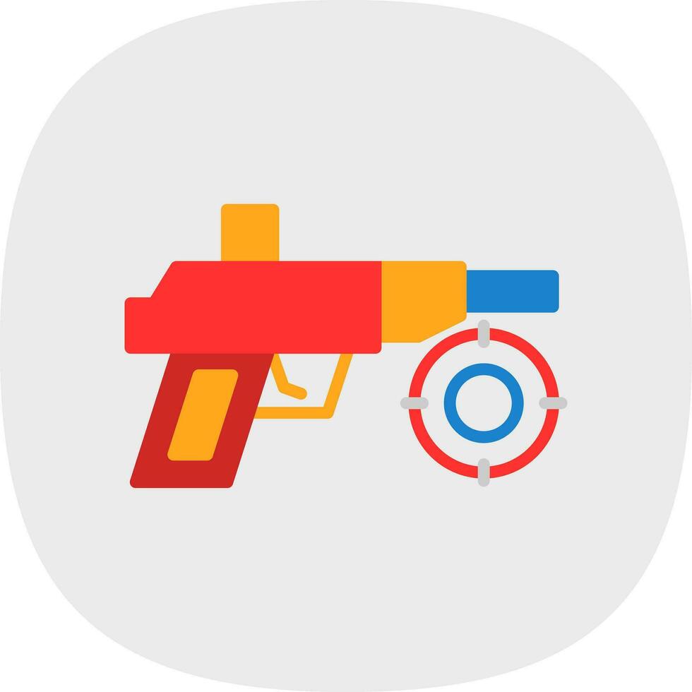 Laser Gun Vector Icon Design