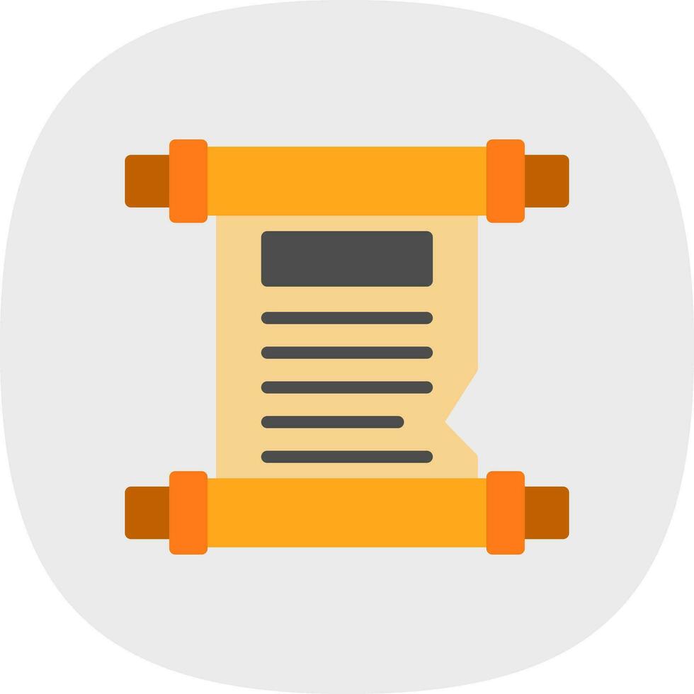 Scroll Vector Icon Design