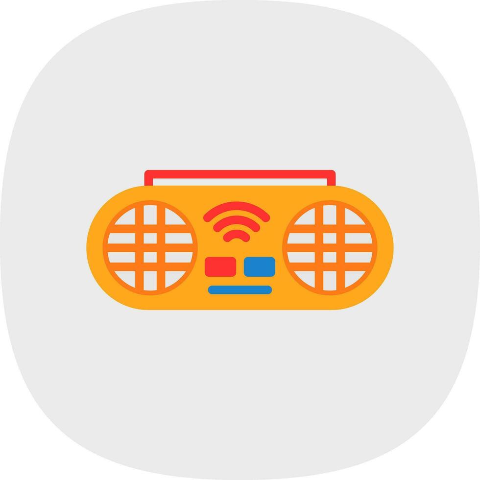 Portable Speaker Vector Icon Design