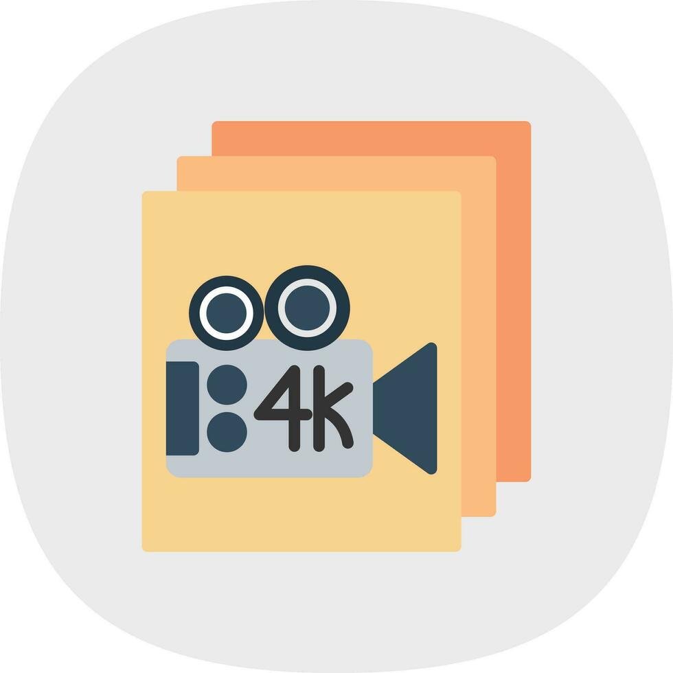 Video Film Vector Icon Design