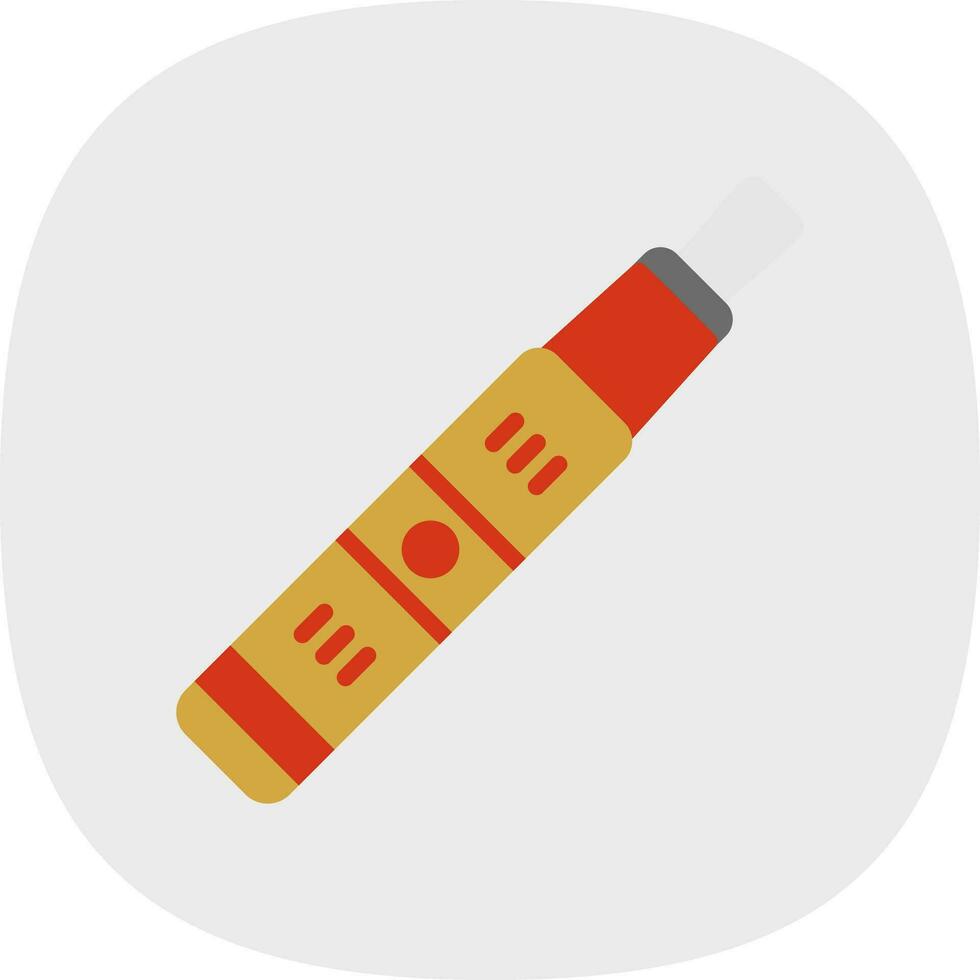 Electronic Cigarette Vector Icon Design