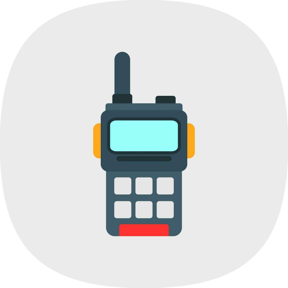 diseño de icono de vector de walkie talkie