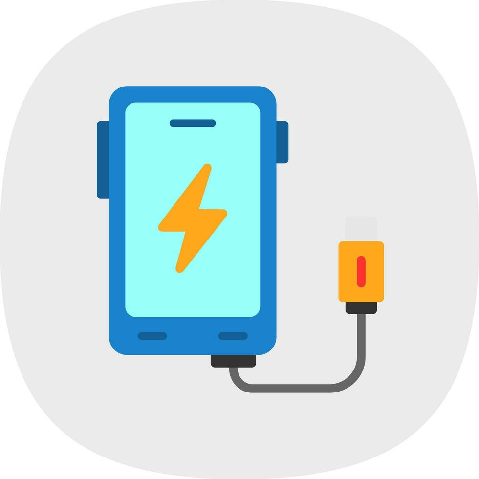 Wireless Charger Vector Icon Design
