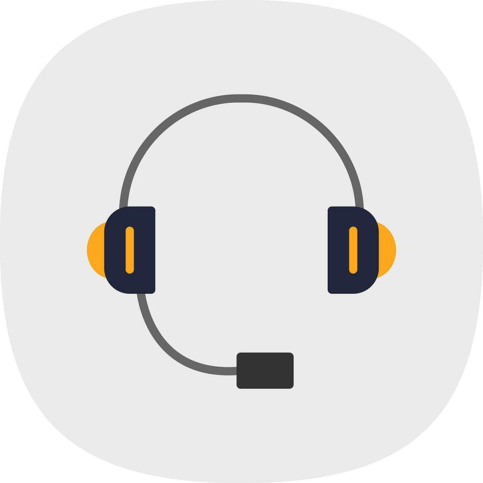 Headset Vector Icon Design