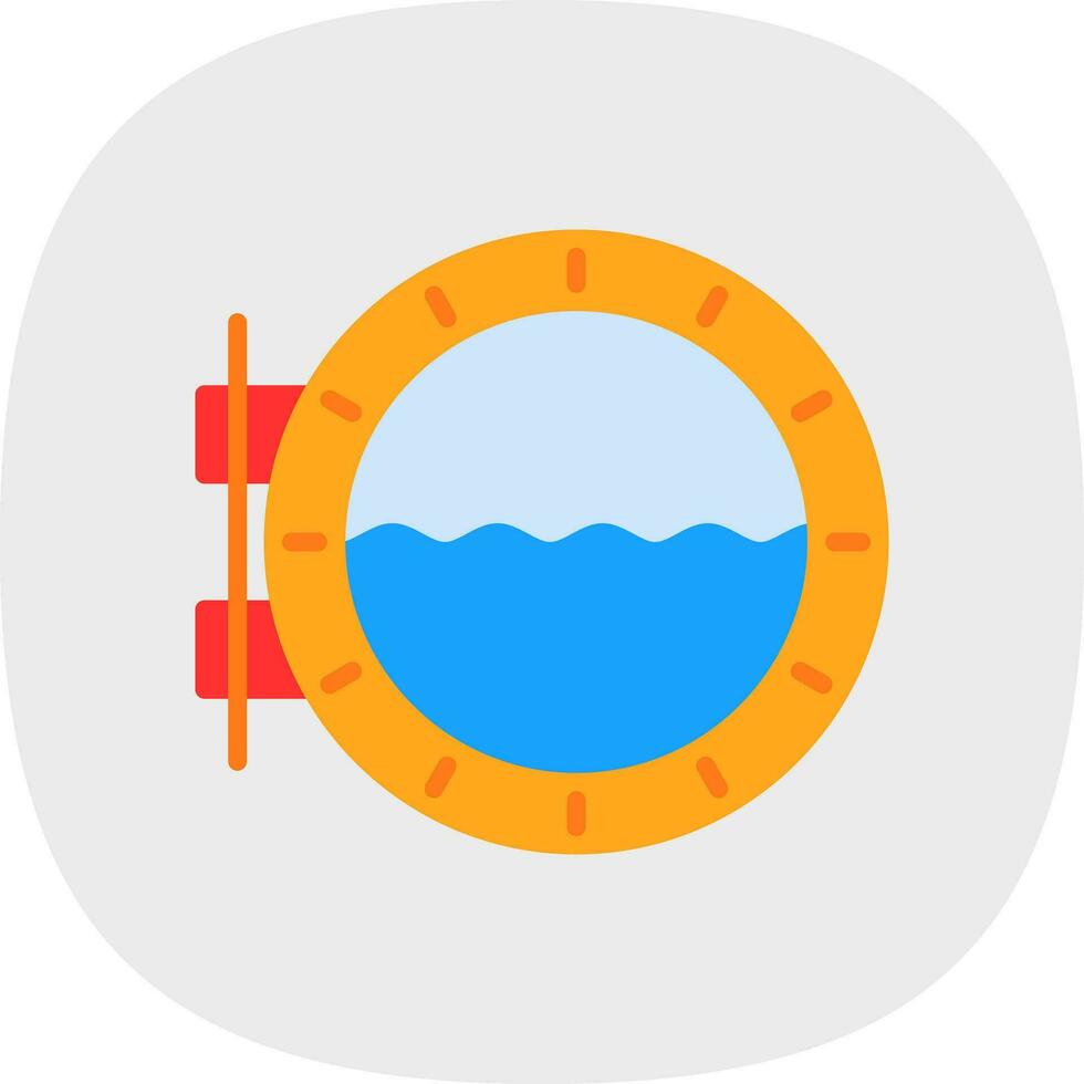 Porthole Vector Icon Design