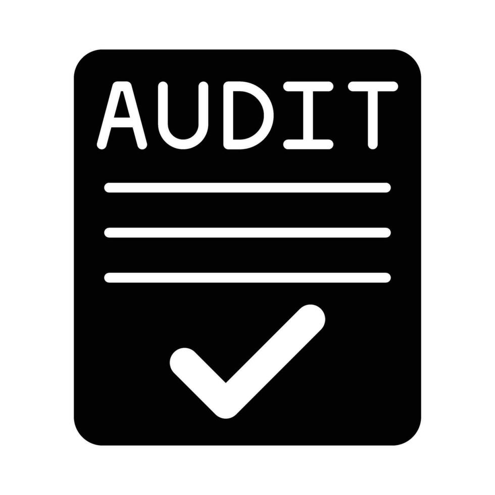 Auditor Vector Glyph Icon For Personal And Commercial Use.