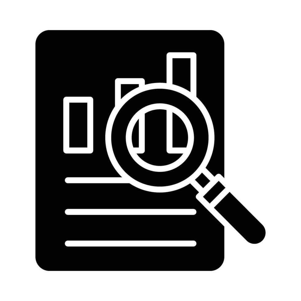 Audit Vector Glyph Icon For Personal And Commercial Use.