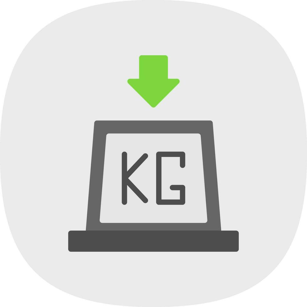 Weight Vector Icon Design