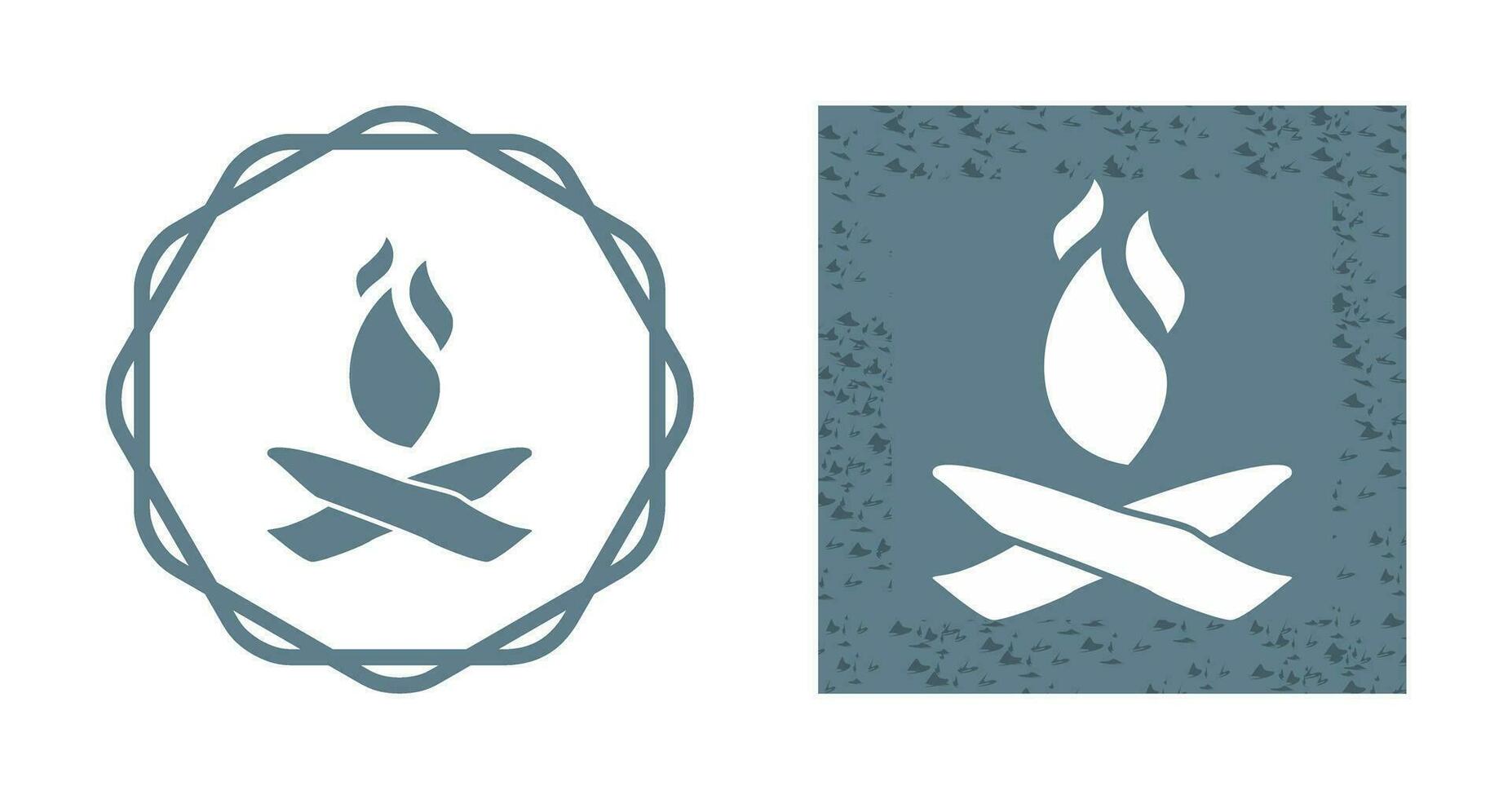 Camp Fire Vector Icon