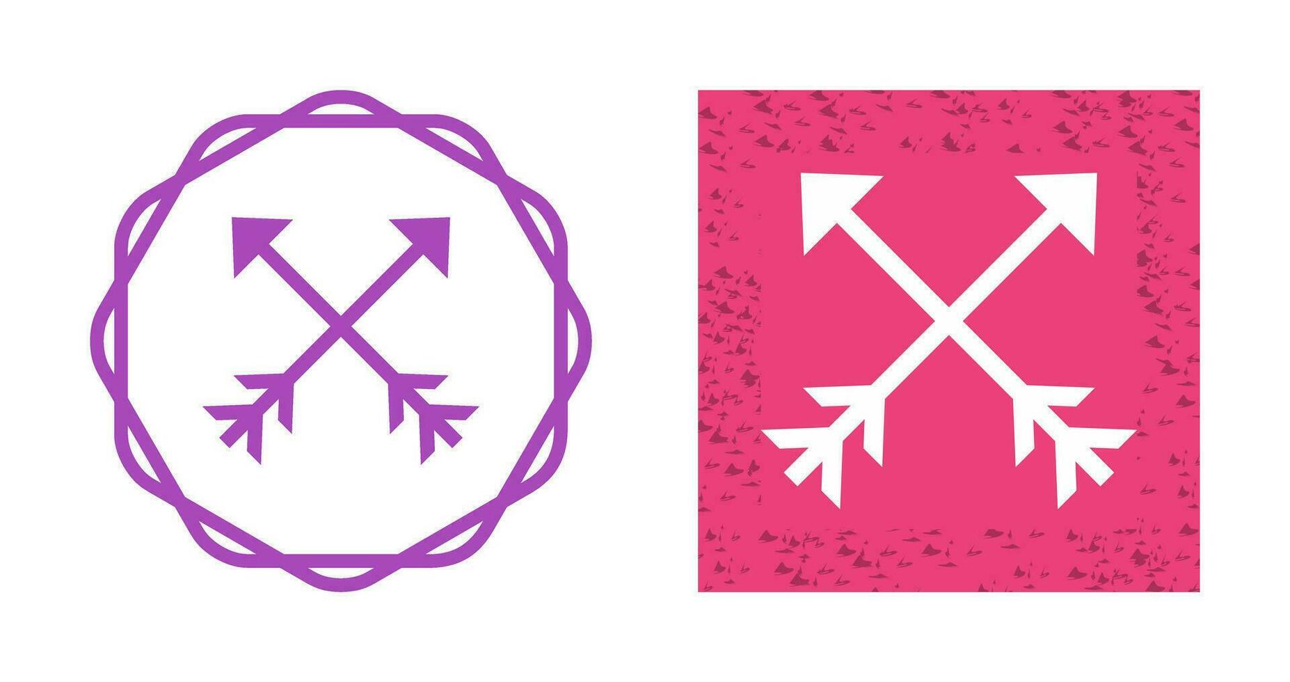 Two Arrows Vector Icon