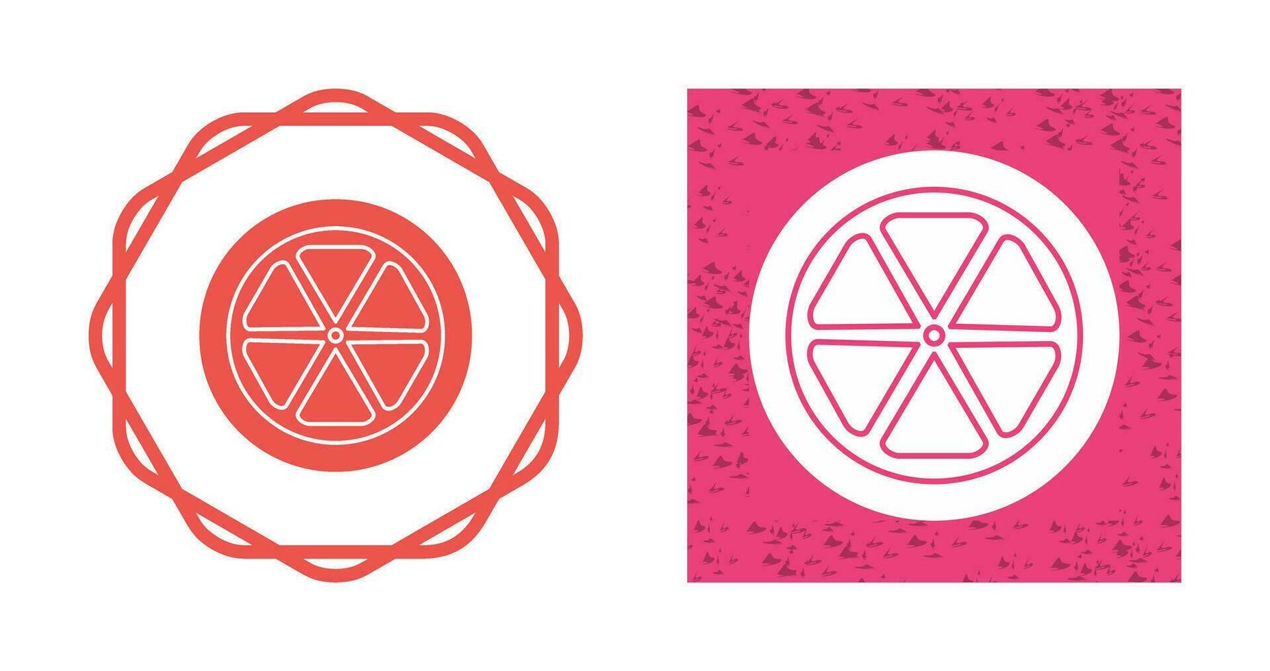 Orange slice Vector Icon