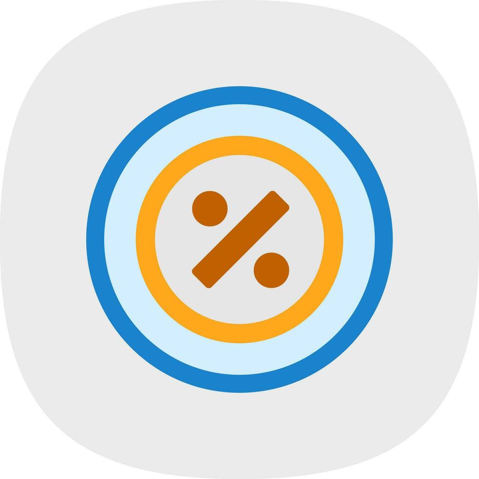 Percentage Vector Icon Design