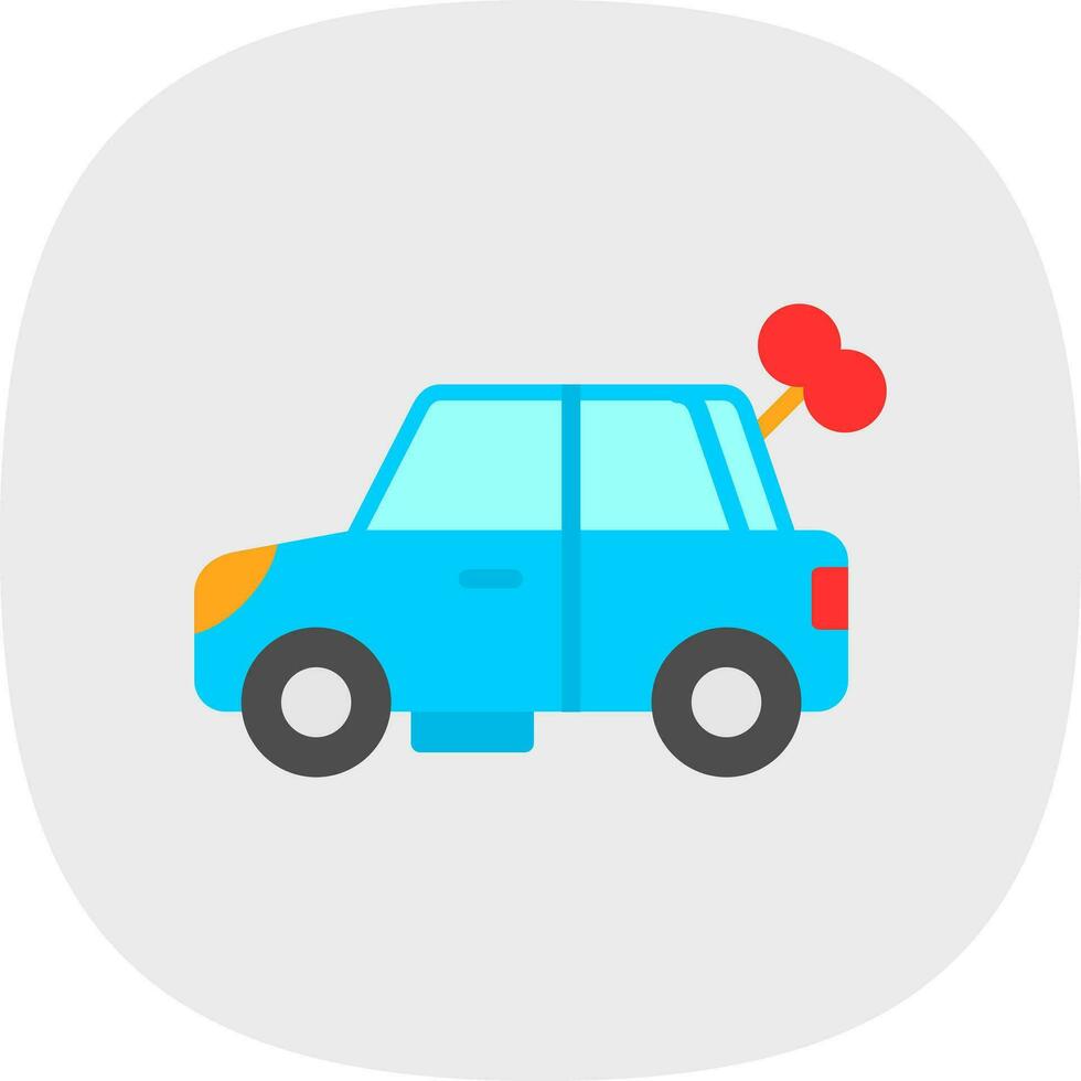 Car Toy Vector Icon Design